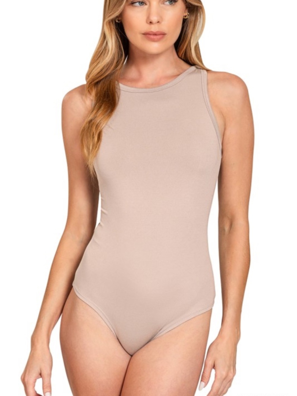 BOAT NECK SLEEVELESS BODYSUIT